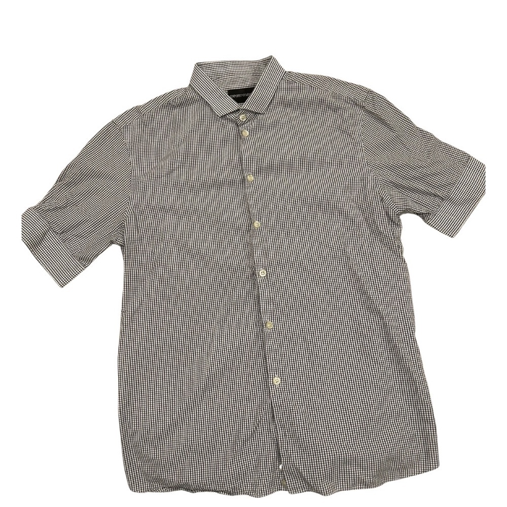 Emporio Armani Men’s Short Sleeve Button Down